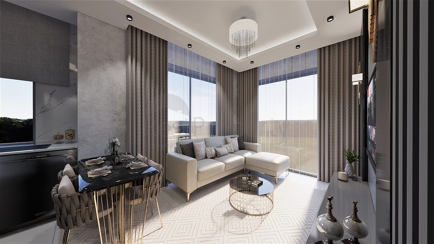 مناسبة للاستثمار - شقق بالاقساط ضمن مجمع قيد الانشاء - في ديمرتاش / الانيا 