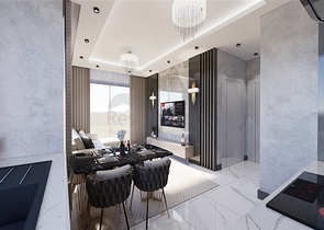 مناسبة للاستثمار - شقق بالاقساط ضمن مجمع قيد الانشاء - في ديمرتاش / الانيا 