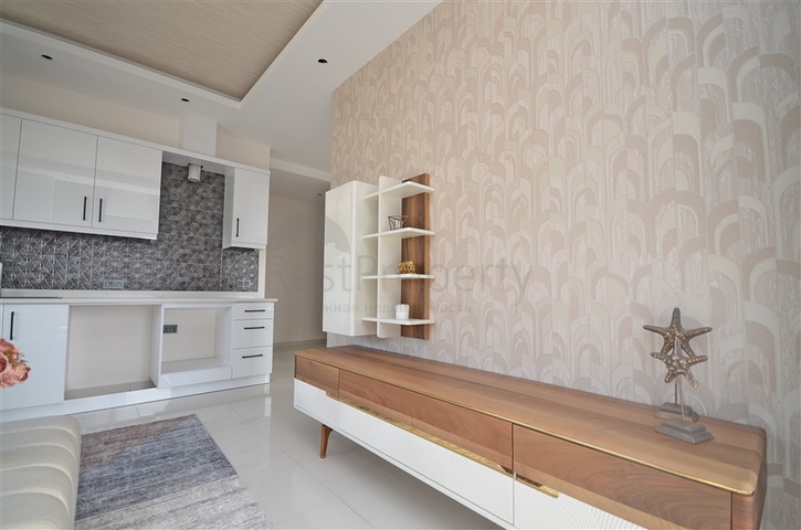 اطلالة بحر - شقة غرفتين وصالة ضمن مجمع حديث - كارجيجاك / الانيا 