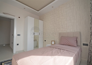 اطلالة بحر - شقة غرفتين وصالة ضمن مجمع حديث - كارجيجاك / الانيا 