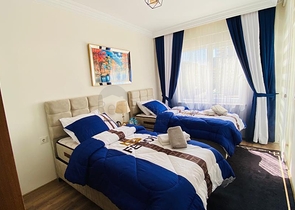 مجمع فاخر - شقة غرفتين وصالة - مطبخ منفصل - في محمودلار / الانيا 