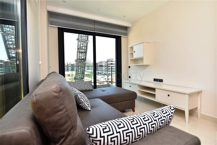 شقة 1 + 1 على بعد 200 متر من الشاطئ في منطقة كارجيجاك 