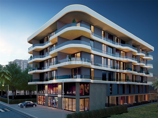 شقق في مجمع سكني جديد على بعد 50 متر من الشاطئ في منطقة كارجيجاك