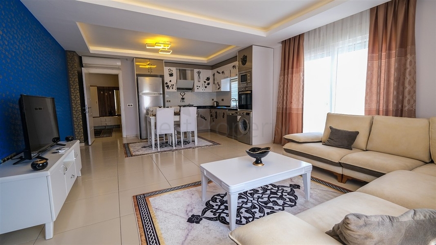 شقة غرفة وصالة -مفروشة -ضمن مجمع يضم كافة الخدمات - مهموتلار /الانيا 