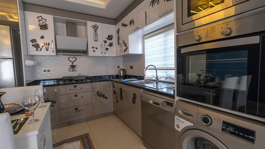 شقة غرفة وصالة -مفروشة -ضمن مجمع يضم كافة الخدمات - مهموتلار /الانيا 