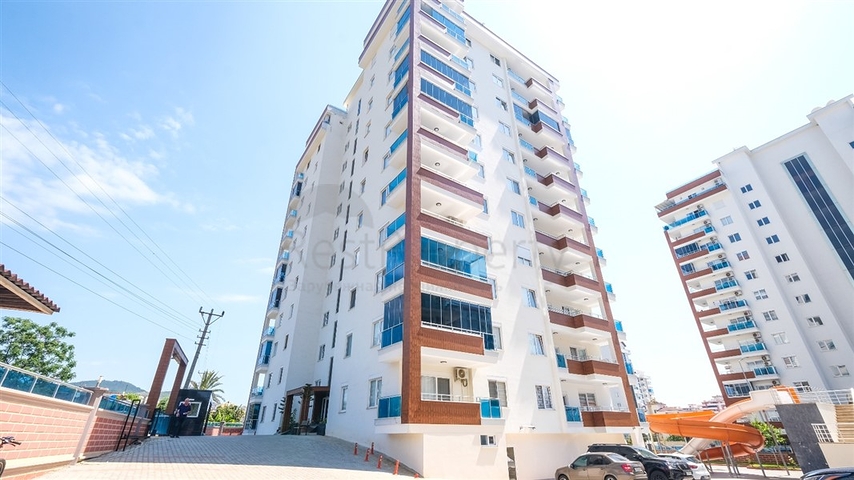 شقة غرفة وصالة -مفروشة -ضمن مجمع يضم كافة الخدمات - مهموتلار /الانيا 