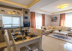 شقة غرفة وصالة -مفروشة -ضمن مجمع يضم كافة الخدمات - مهموتلار /الانيا 