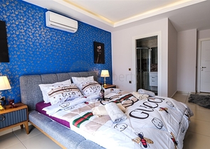 شقة غرفة وصالة -مفروشة -ضمن مجمع يضم كافة الخدمات - مهموتلار /الانيا 