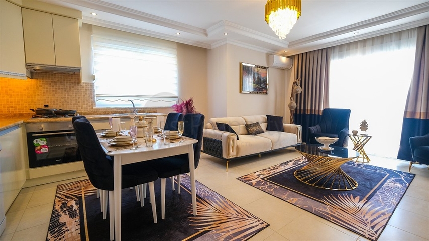 شقة غرفتين وصالة مفروشة - ضمن مجمع سكني -في محمودلار/ الانيا 