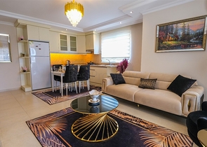 شقة غرفتين وصالة مفروشة - ضمن مجمع سكني -في محمودلار/ الانيا 