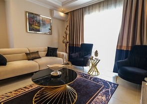 شقة غرفتين وصالة مفروشة - ضمن مجمع سكني -في محمودلار/ الانيا 