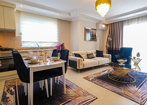 شقة غرفتين وصالة مفروشة - ضمن مجمع سكني -في محمودلار/ الانيا 