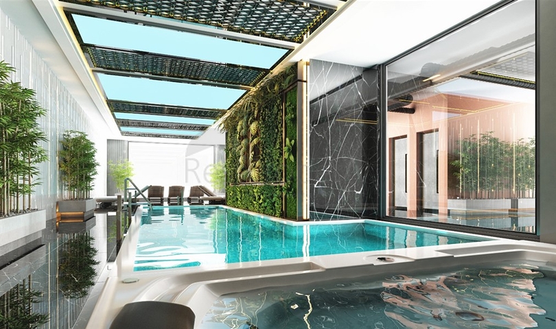 مجمع البنية التحتية للفنادق في منطقة أفسالار الخلابة