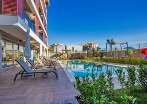 بجانب شاطئ كليوباترا -مجمع حديث - شقة غرفة وصالة -في مركز الانيا 