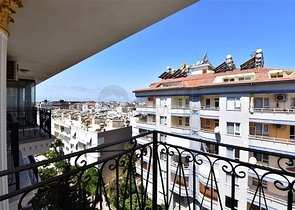 دوبلكس واسعة - 5 غرف وصالة - مفروشة - في موقع مميز - اوبا / الانيا 