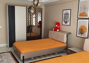 مجمع فاخر - شقة غرفة وصالة واسعة -مفروشة -في محمودلار / الانيا 