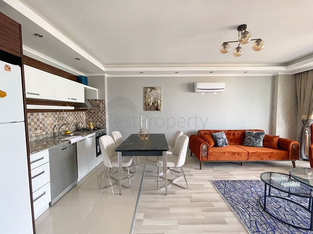 شقة غرفة وصالة مفروشة - ضمن مجمع سكني انيق - في محمودلار / الانيا 