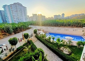 شقة غرفة وصالة مفروشة - ضمن مجمع سكني انيق - في محمودلار / الانيا 