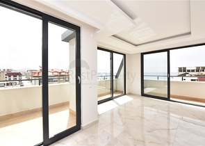 اطلالة بحر - دوبلكس غرفتين وصالة - مجمع جديد في كاستل / الانيا 