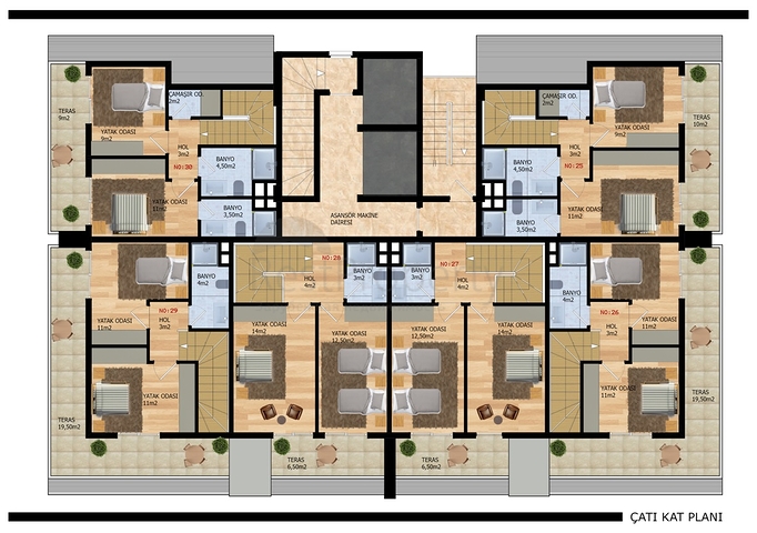موقع مركزي - شقق قيد الانشاء في محمودلار / الانيا 
