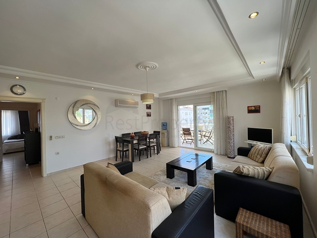 شقة غرفتين وصالة -مفروشة -قريبة من البحر والخدمات -في مهموتلار / الانيا 