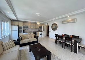 شقة غرفتين وصالة -مفروشة -قريبة من البحر والخدمات -في مهموتلار / الانيا 