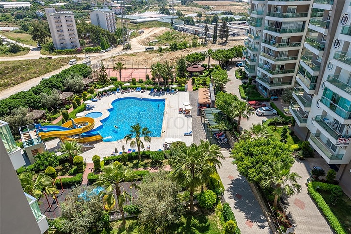 ضمن مجمع سكني عائلي - شقة غرفتين وصالة مفروشة - في افسلار / الانيا 