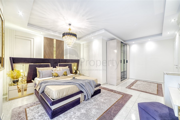 شقة عائلية انيقة مفروشة -تصميم 1+2 - في مهموتلار / الانيا 