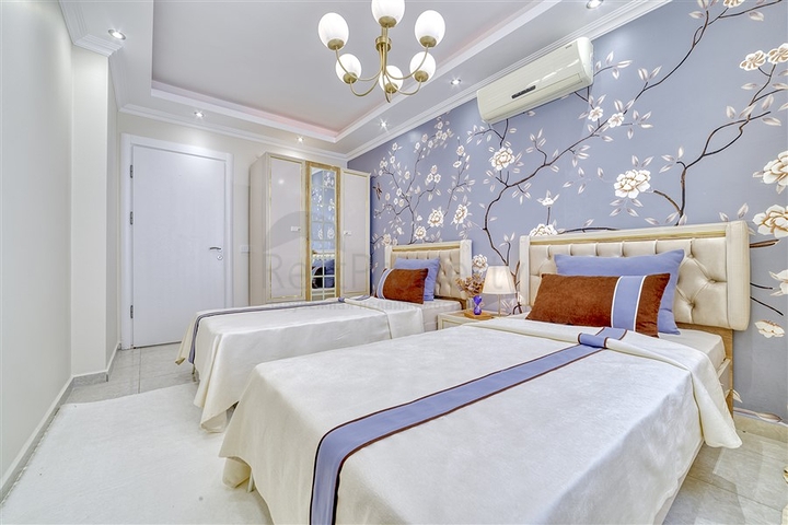 شقة عائلية انيقة مفروشة -تصميم 1+2 - في مهموتلار / الانيا 