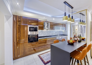 شقة عائلية انيقة مفروشة -تصميم 1+2 - في مهموتلار / الانيا 