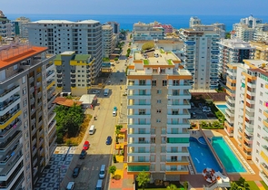 شقة عائلية انيقة مفروشة -تصميم 1+2 - في مهموتلار / الانيا 