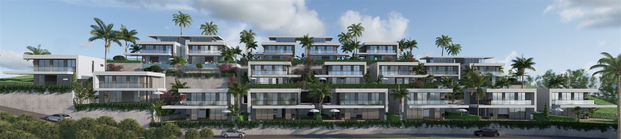 مشروع فيلا جديد في منطقة نظيفة بيئيا في ألانيا-كارجيجاك