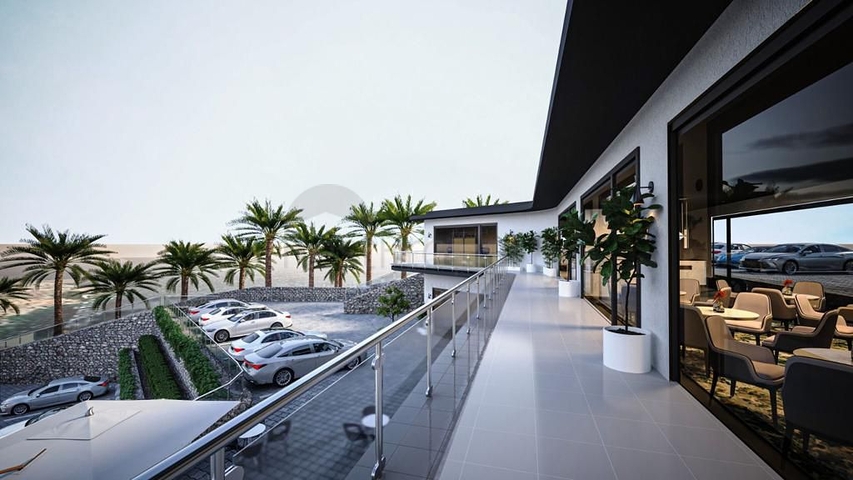 مجمع سكني مثالي محاط بالخضرة المورقة.