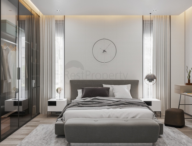 مجمع سكني مثالي محاط بالخضرة المورقة.