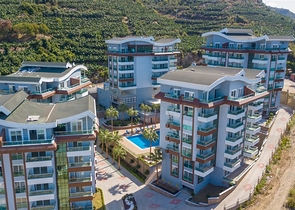 اطلالة مفتوحة على الغابة - شقة 2 غرفة وصالة - ضمن مجمع حديث -في كارجي جاك / الانيا 