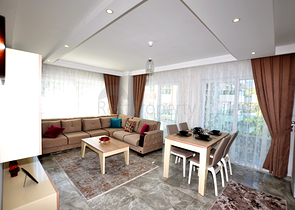 اطلالة مفتوحة على الغابة - شقة 2 غرفة وصالة - ضمن مجمع حديث -في كارجي جاك / الانيا 