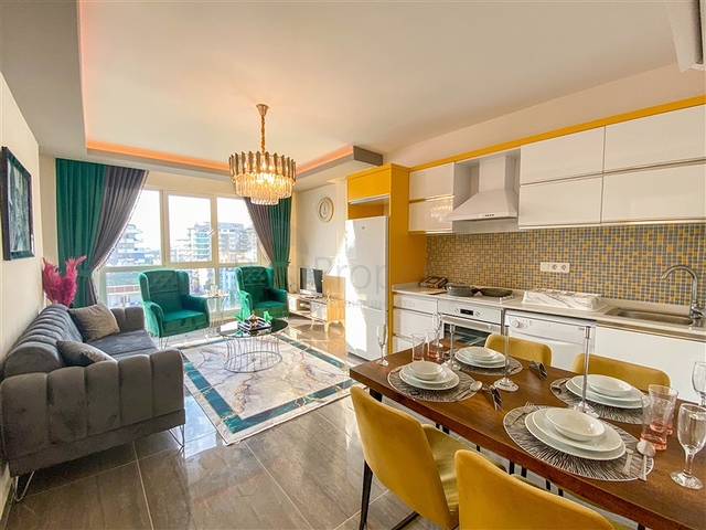 شقة انيقة  - غرفة وصالة مفروشة -ضمن مجمع حديث - في محمودلار / الانيا