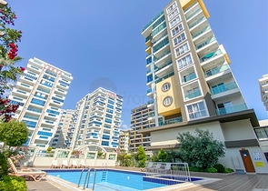 شقة انيقة  - غرفة وصالة مفروشة -ضمن مجمع حديث - في محمودلار / الانيا