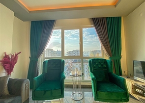 شقة انيقة  - غرفة وصالة مفروشة -ضمن مجمع حديث - في محمودلار / الانيا