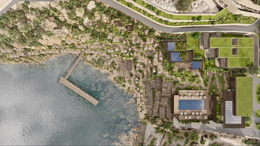 يقع المشروع على الساحل الأول في منطقة ياليكافاك