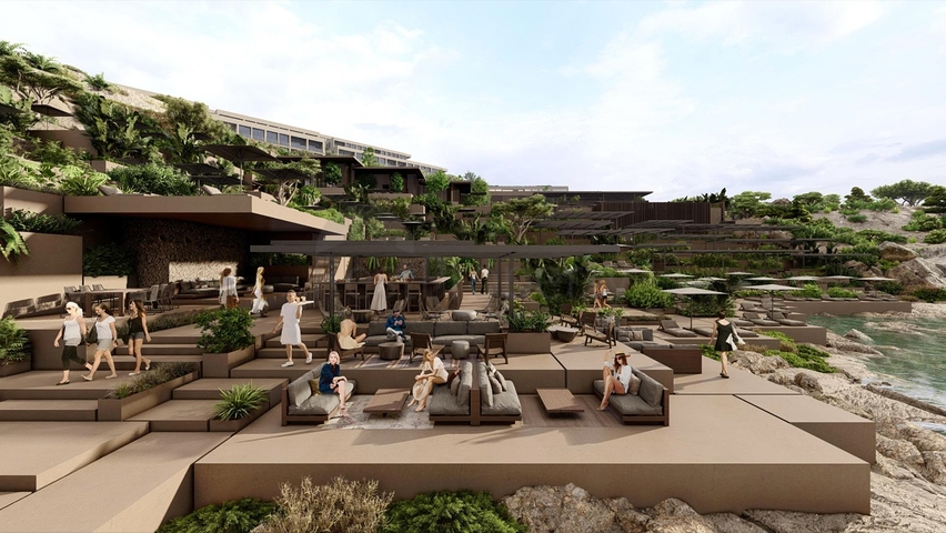 يقع المشروع على الساحل الأول في منطقة ياليكافاك