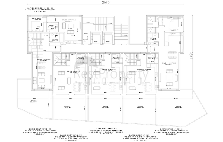 مجمع فاخر جديد جميل في أوكودزالار 