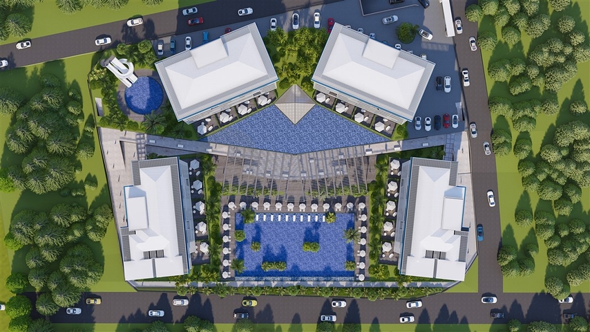 مجمع فاخر جديد جميل في أوكودزالار 