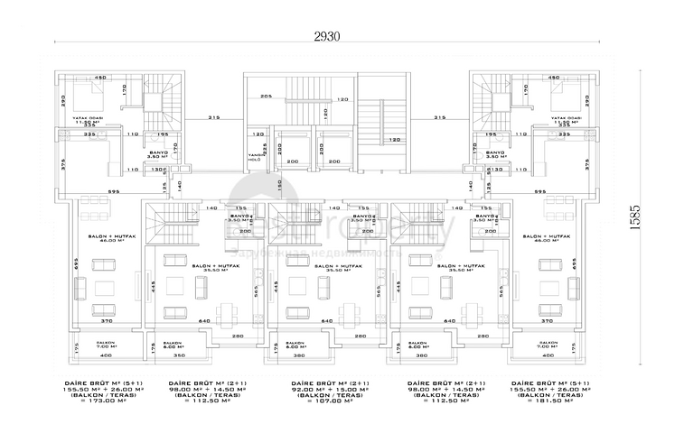مجمع فاخر جديد جميل في أوكودزالار 