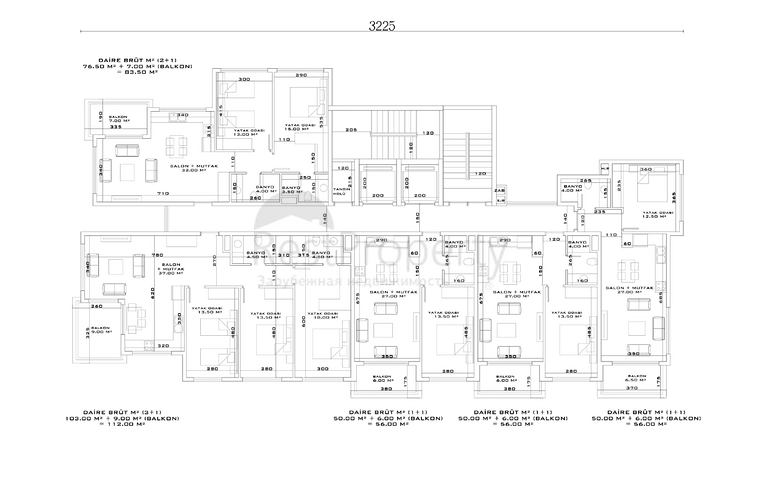 مجمع فاخر جديد جميل في أوكودزالار 