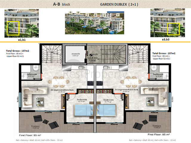 مشروع استثماري فاخر في منطقة كستل