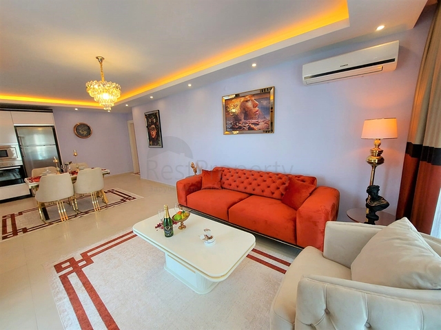 شقة فسيحة 2 + 1 على بعد 500 متر من البحر