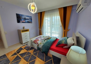 شقة فسيحة 2 + 1 على بعد 500 متر من البحر