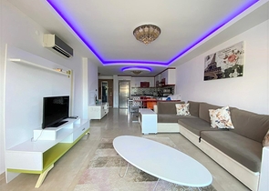 شقة اطلالة بحر في الانيا - دوبلكس مفروشة -ضمن مجمع سكني -كارجي جاك / الانيا 