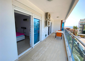 شقة اطلالة بحر في الانيا - دوبلكس مفروشة -ضمن مجمع سكني -كارجي جاك / الانيا 